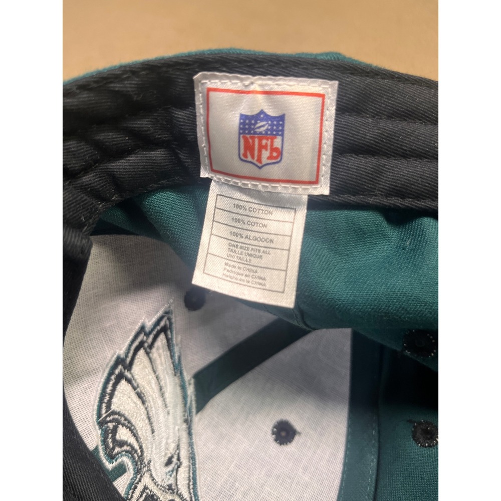 Philadelphia Eagles NFL Hat Midnight Green Adjustable Embroidered Baseball Cap - Picture 8 of 9